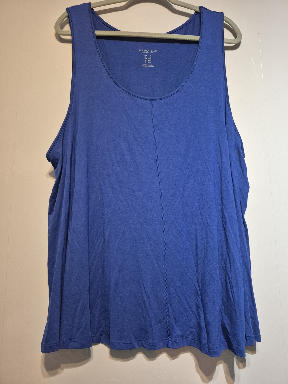 Addition Elle Royal Blue Scoop Neck Tank